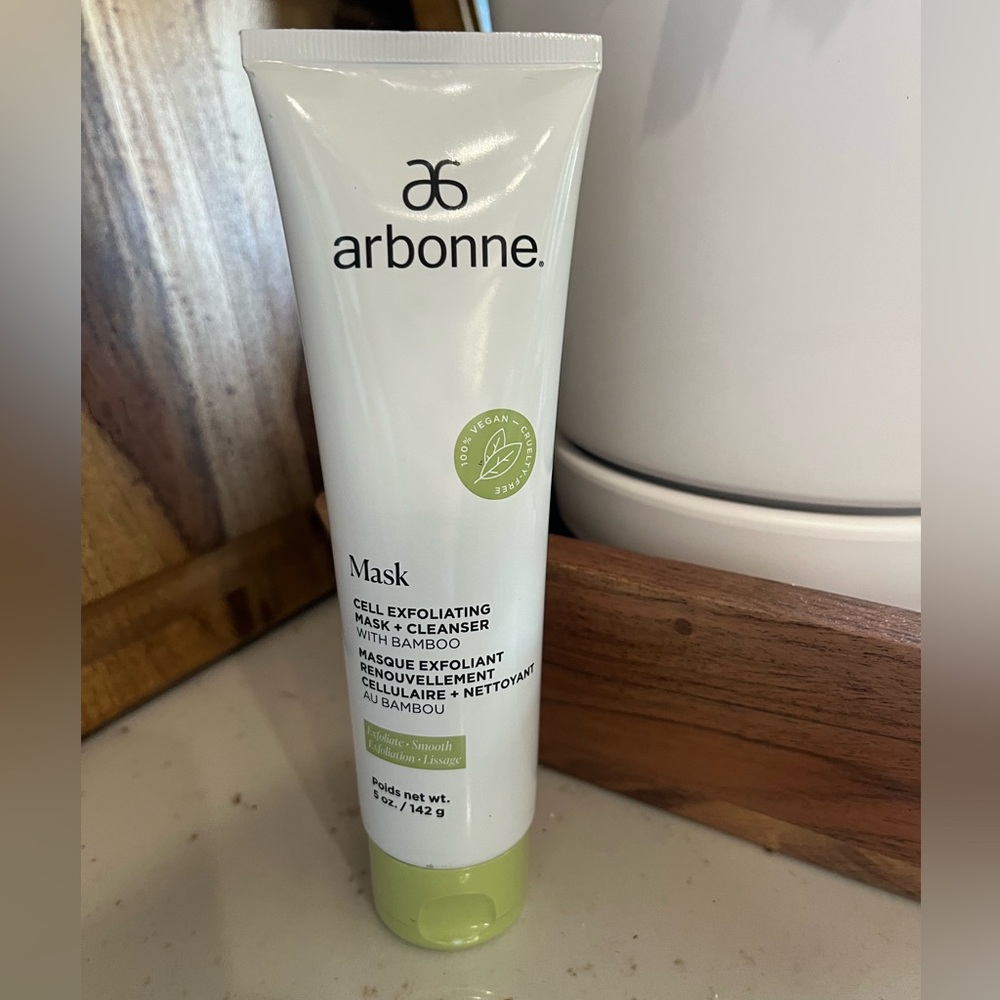 NEW Arbonne Exfoliating Mask & Cleanser with Bamboo